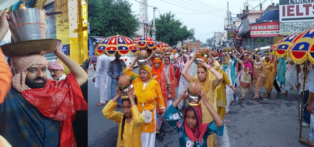 In connection with the annual event, Dera Bapu Ganga Das Ji took out Kalash Yatra from Mahilpur under the able leadership of Das Mandeep Bains.